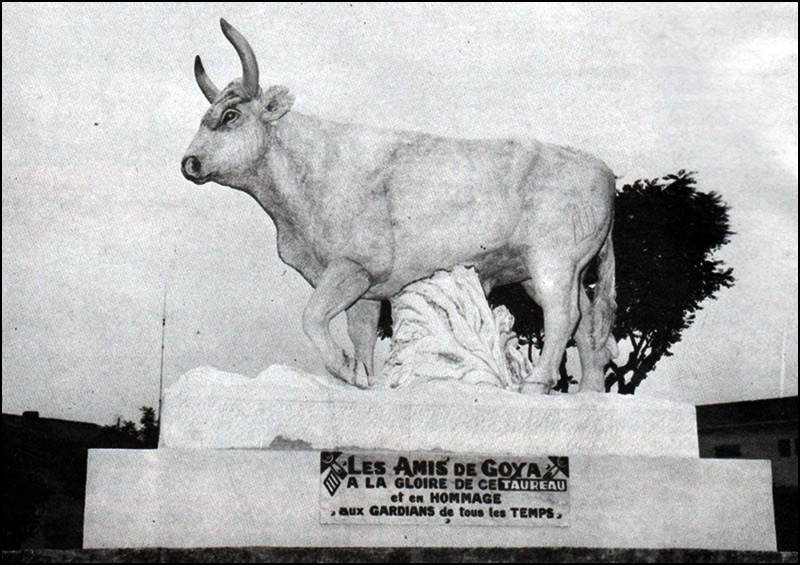 Inauguration de la statue de GOYA 6 mai 1984 Bouvine et Traditions