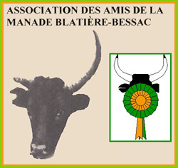 L' Association "<b>Les amis de la Manade <span style="color:#FF8C00;">Blatière</span>-<span style="color:#008000;">Bessac</span></b>"