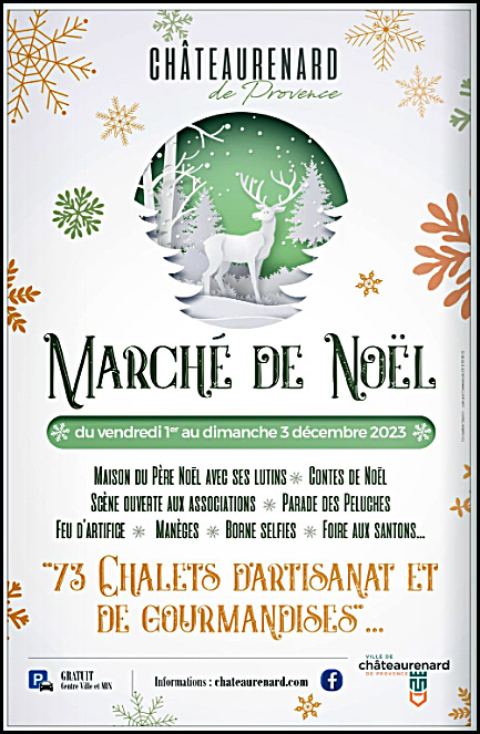 Châteaurenard : Marché de Noël 2023