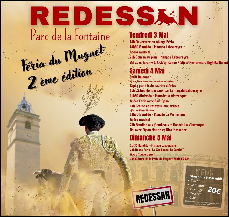 Feria du Muguet 2024 à Redessan, 2ème édition