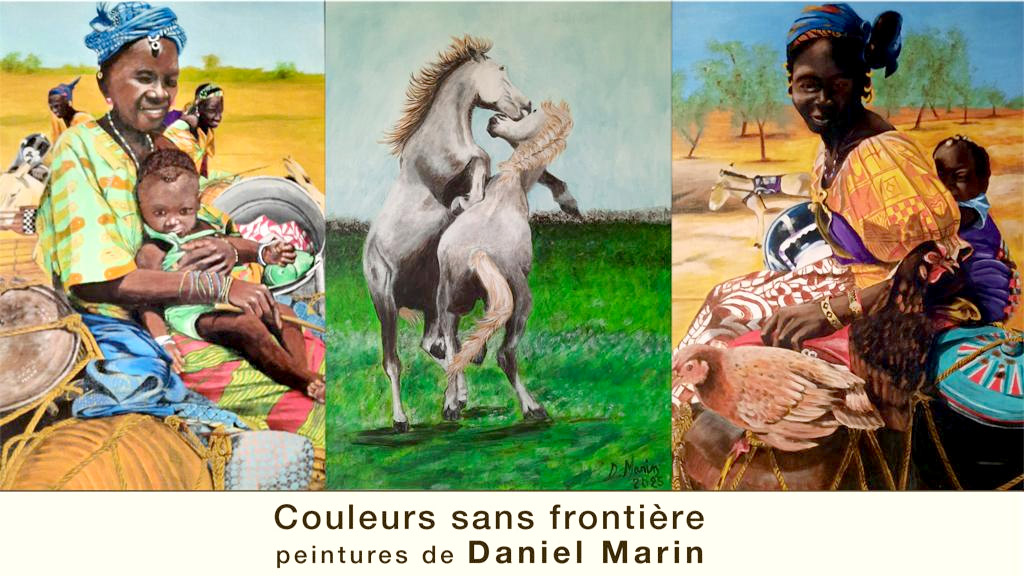 Vernissage exposition de peintures.