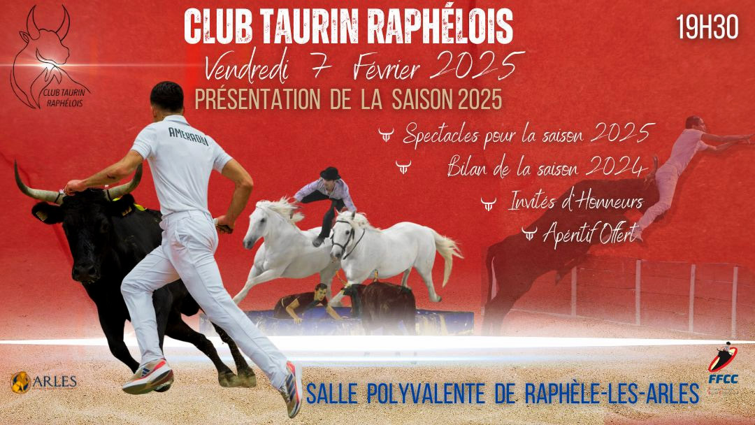  Raphèle-lès-Arles :<br>Présentation de la saison 2025<br>.