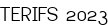 TERIFS 2023