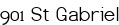 <u><span style="color:#0000FF;">901 St Gabriel</span></u>