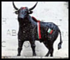 Chateaurenard :<br>Un taureau statufié
