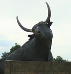 La statue de Camarina à Sénas