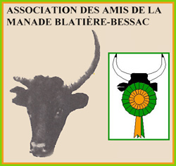 L' Association "<b>Les amis de la Manade <span style="color:#FF8C00;">Blatière</span>-<span style="color:#008000;">Bessac</span></b>"