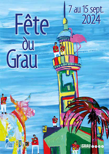 Affiche et Programme détaillé de la Voto du Grau du Roi 2024<br>.