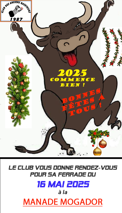 Le "Club des Anciens Razeteurs" nous souhaite une Bonne Année !!!<br>.