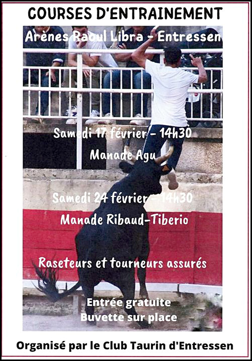 Courses d'entraînement organisées par le C.T.<br>Entrée gratuite