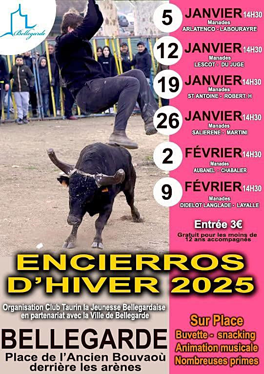 Bellegarde :<br>Encierros d'Hiver 2025