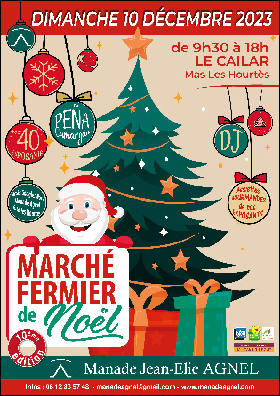 Marché fermier de Noël à la manade AGNEL