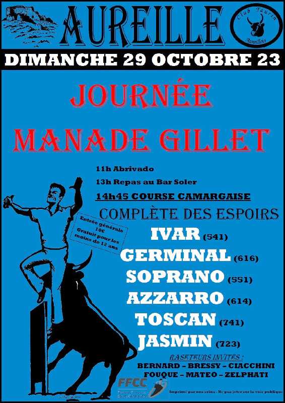 Aureille : Journée Manade Gillet