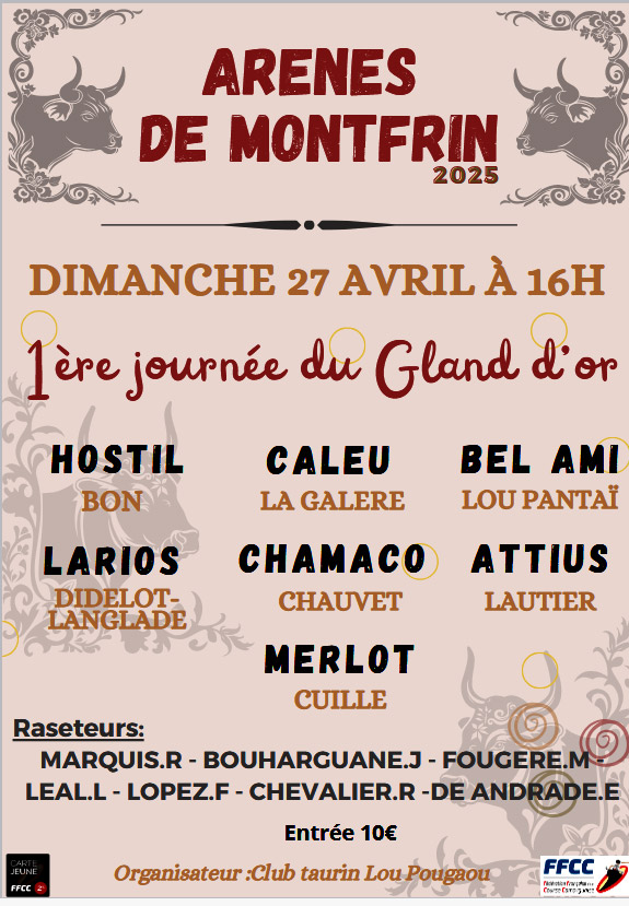 Lou Pougaou de Montfrin nous propose :