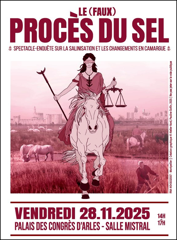 ARLES : Spectacle-Enquête<br>Le (FAUX) PROCÈS du SEL<br><span style="color:#FF0000;">(Entrée Gratuite)</span><br>.