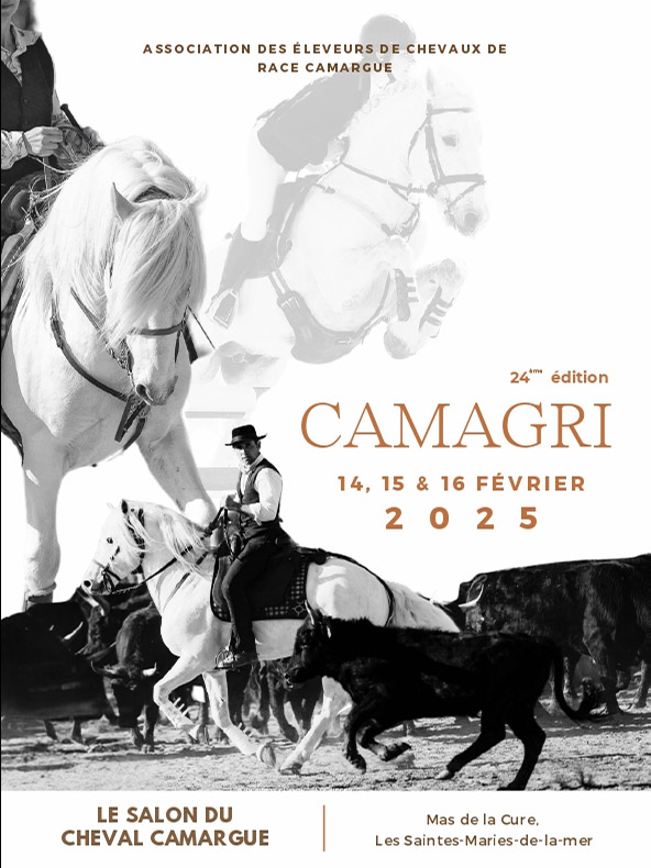 CAMAGRI 2025 - Salon du cheval Camargue<br><span style="color:#0000FF;">PROGRAMME COMPLET</span>