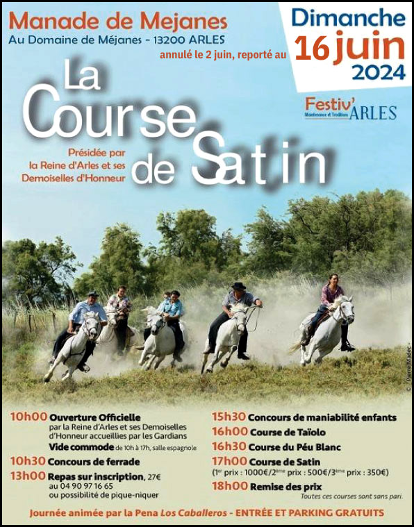 Course de Satin : 16 juin 2024