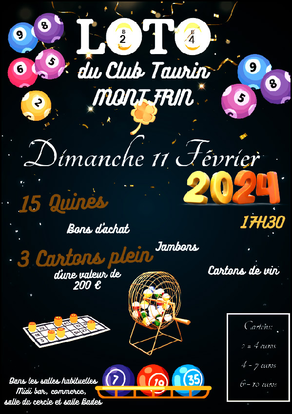 Dernier Loto 2024 chez "Le Pougaou" de Montfrin