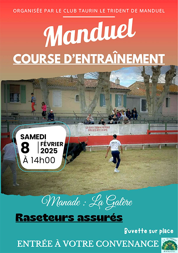 MANDUEL :<br>Course d'entraînement