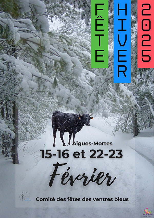 AIGUES-MORTES :<br>Fête d'Hiver 2025<br>Affiche et Programme détaillé