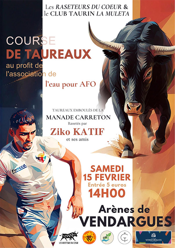Vendargues :<br>Course de Taureaux