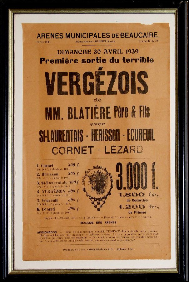 Beaucaire : 30 avril 1939