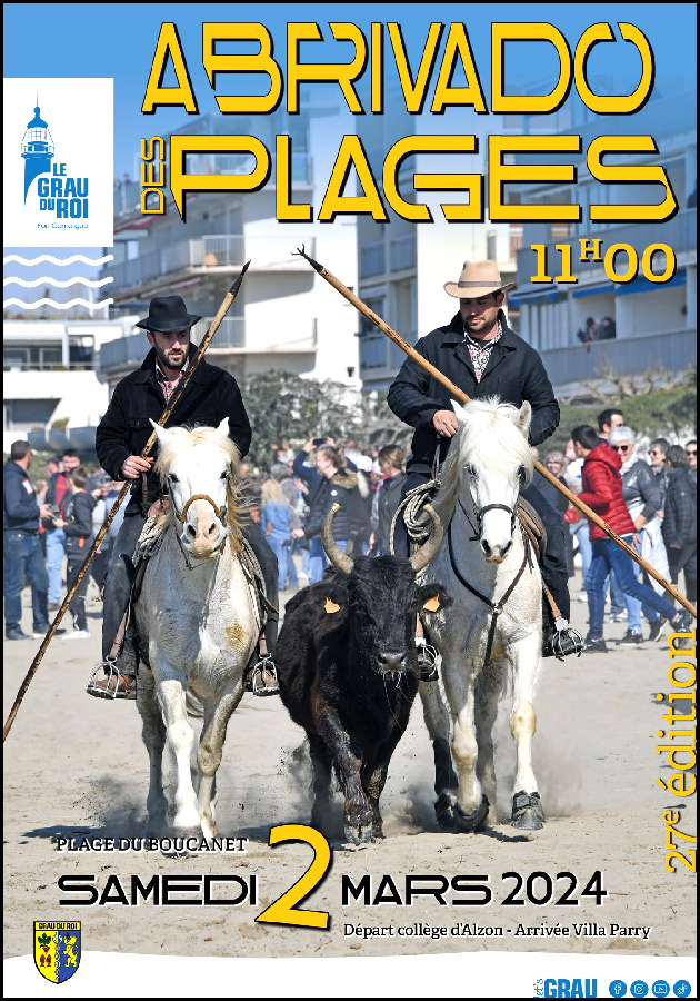 Grau du Roi :<br> 27ème Edition de l'Abrivado des Plages