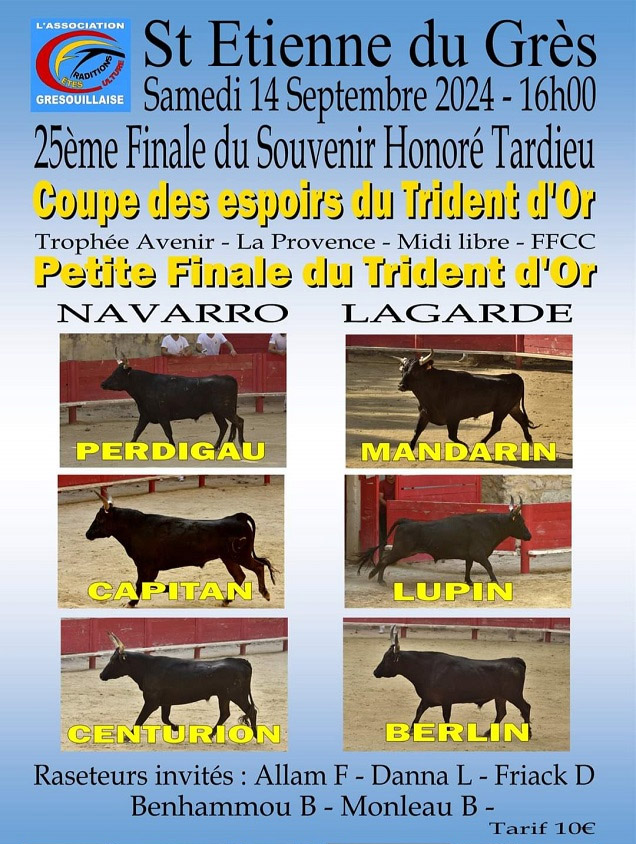 St Etienne du Grés :<br> Trident d'Or