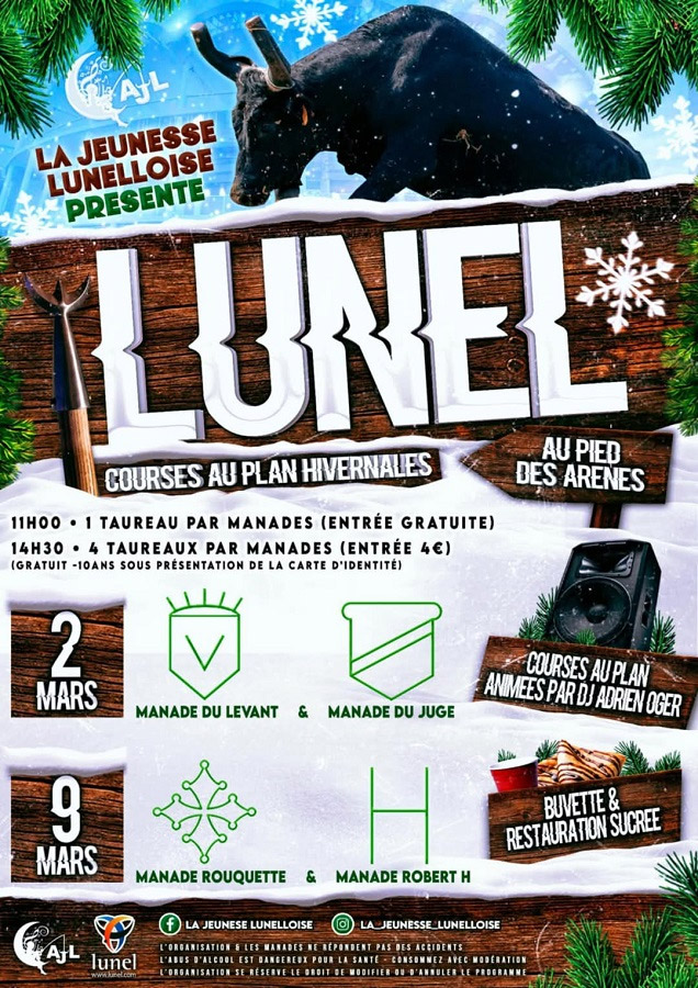 LUNEL : Courses au Plan
