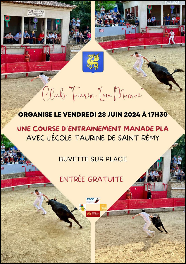 Le Club Taurin "Lou Mamaï" de Vallabrègues nous invite à...