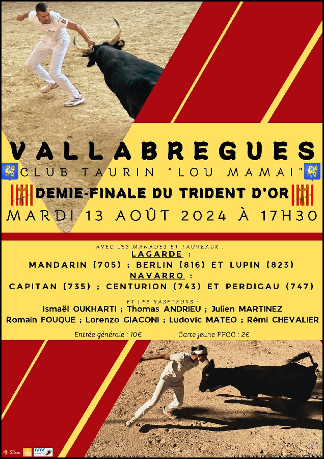 Vallabrègues :<br>Demi-finale du Trident d'or