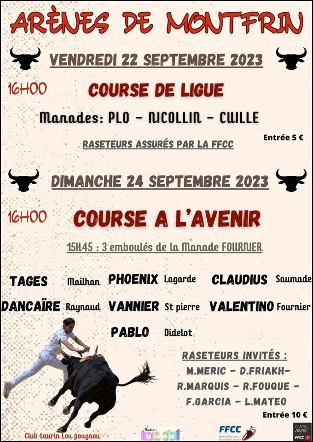 Montfrin : Week-End taurin