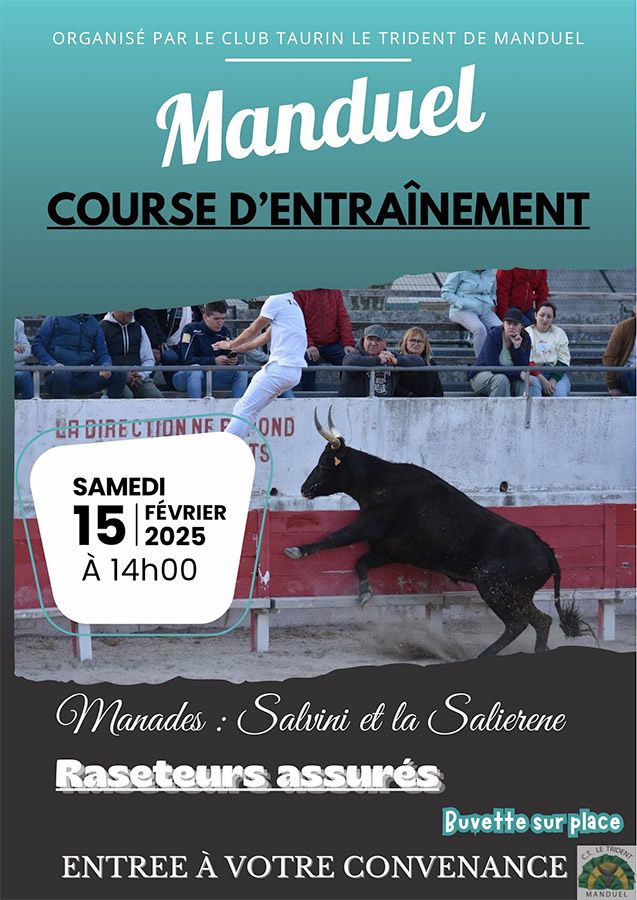 MANDUEL :<br>Course d'entraînement