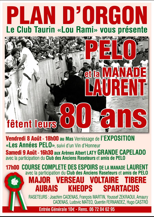 Plan d'Orgon :<br>Mise à l'Honneur de Daniel Pellegrin dit <i>Pélo</i>