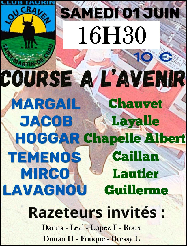 "Lou Craven" de St Martin de Crau nous propose :
