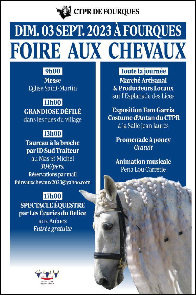 Fourques : <br>Foire aux chevaux 2023