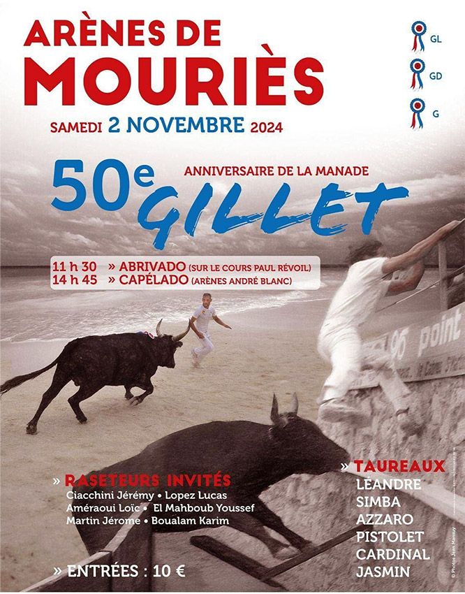 Pour les 50 ans de la manade GILLET Mouriés propose :