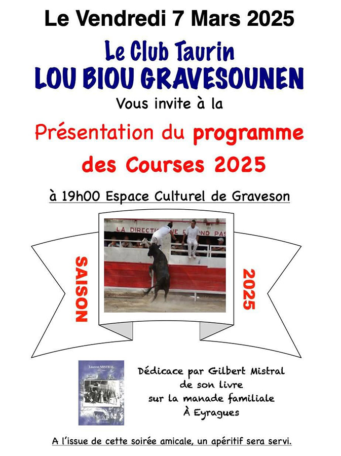 "Lou Biòu Gravesounen" présente sa saison 2025