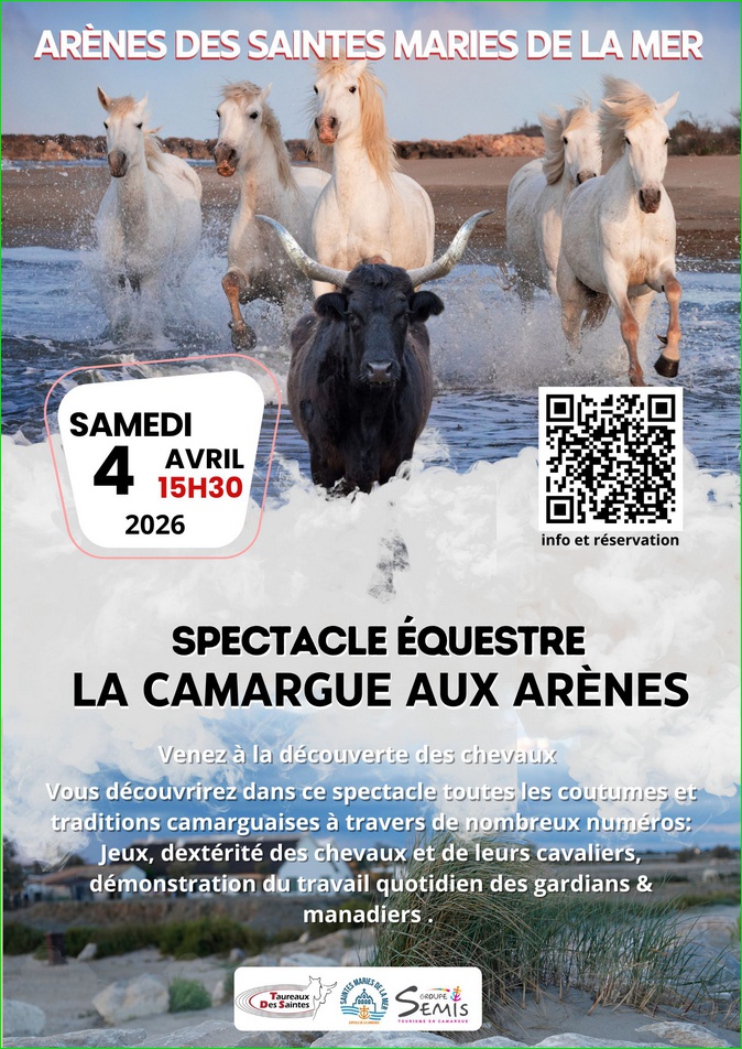 Les Saintes : <br>Spectacle Equestre - 4 avril 2026