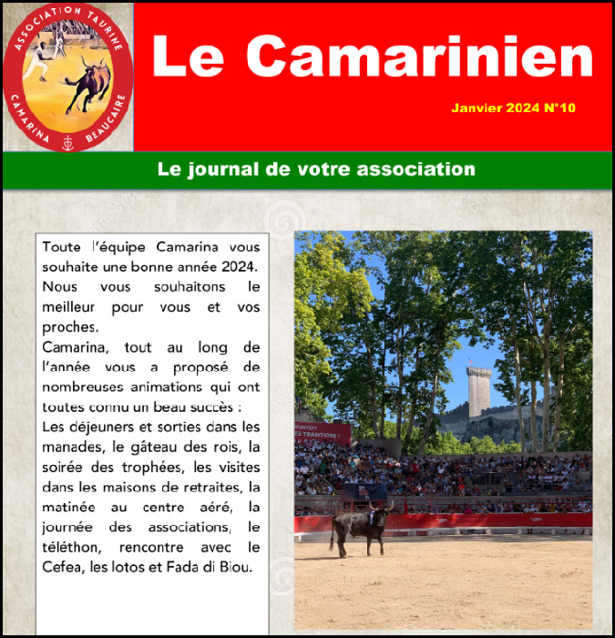2024 : Les Vœux des Clubs Taurins