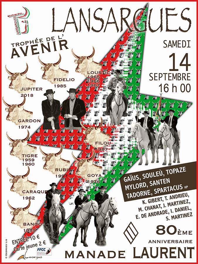 Lansargues :<br>80ème Anniversaire de la Manade Laurent