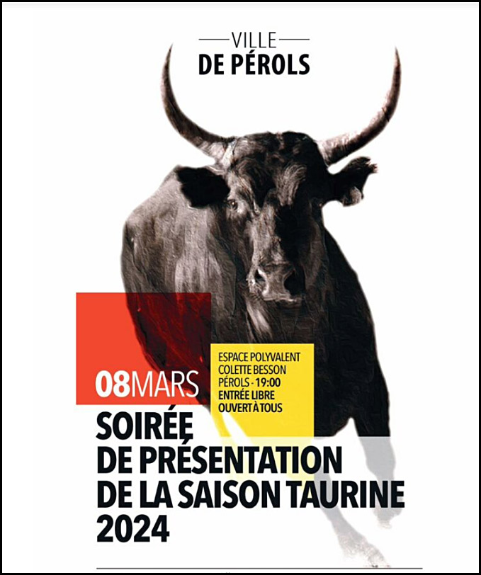 Pérols : présentation de la saison taurine 2024