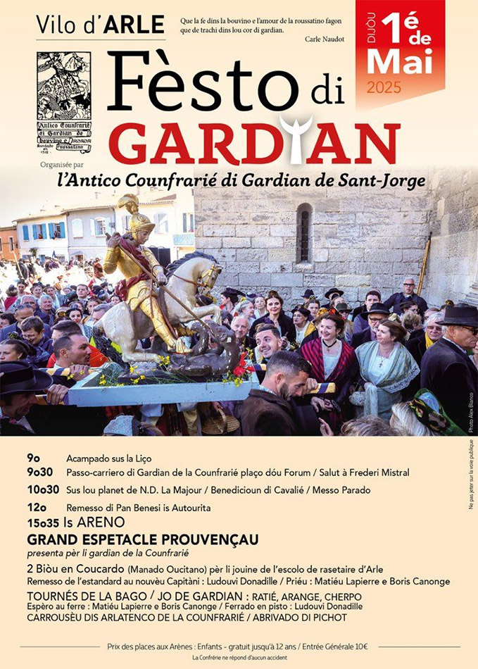 Fête des Gardians 2025<br>Affiche et programme détaillé<br>.