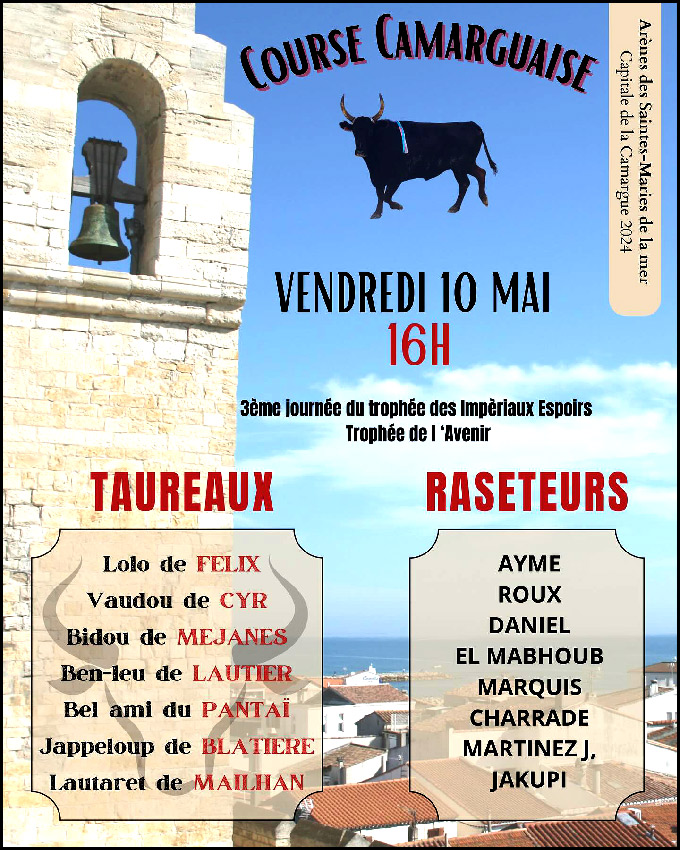 Taureaux des Saintes nous propose une course comptant pour le Trophée des Impériaux