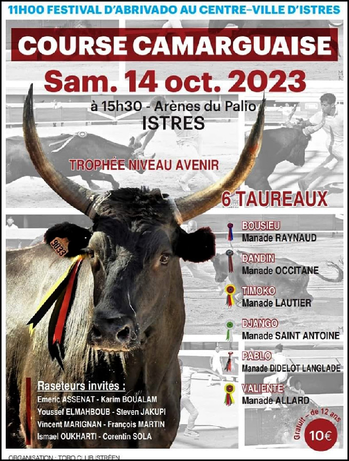 Le Toro Club Istréen nous propose :