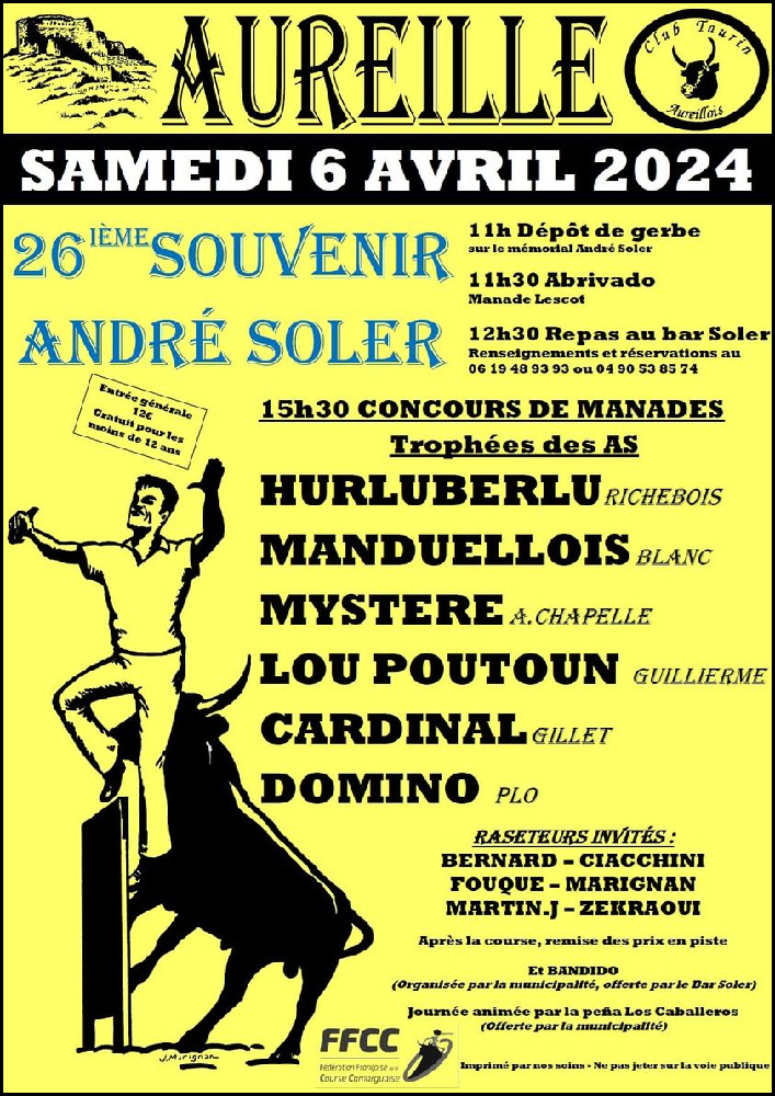 Aureille nous propose :