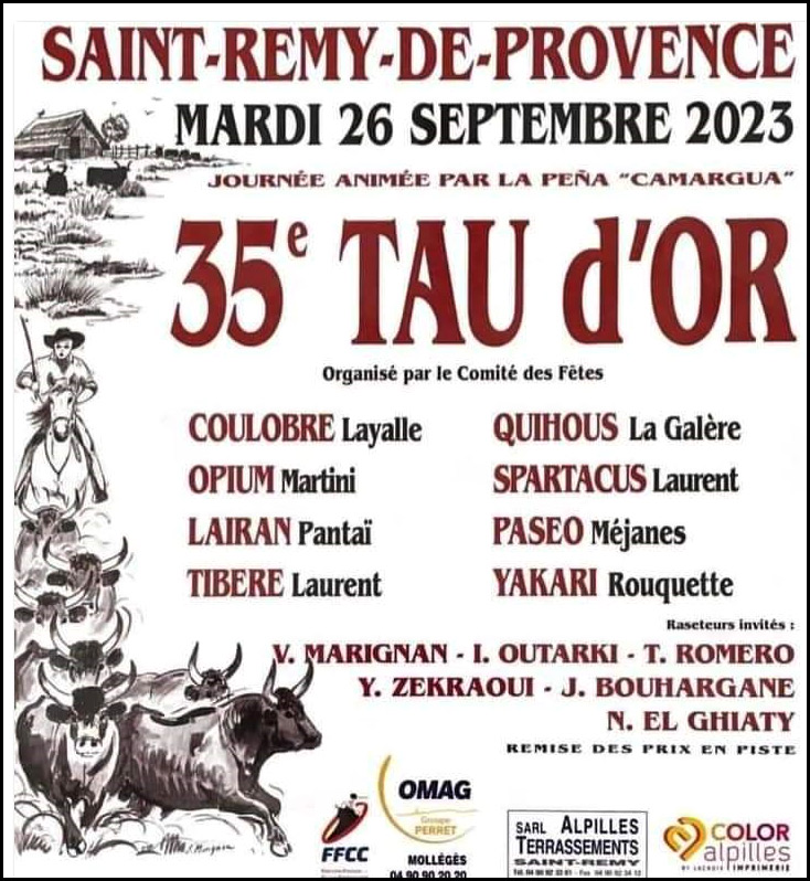 St Rémy : 35ème Tau d'Or - 2023
