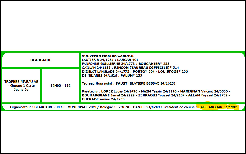 Beaucaire<br>Les derniers 1/4h 