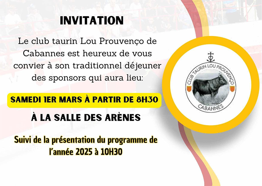 "Lou Prouvenço" de Cabannes fait son déjeuner...
