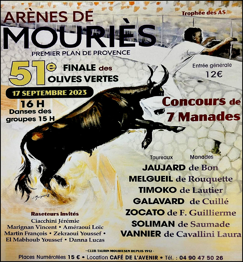 Mouriés : Finale des Olives Vertes 2023